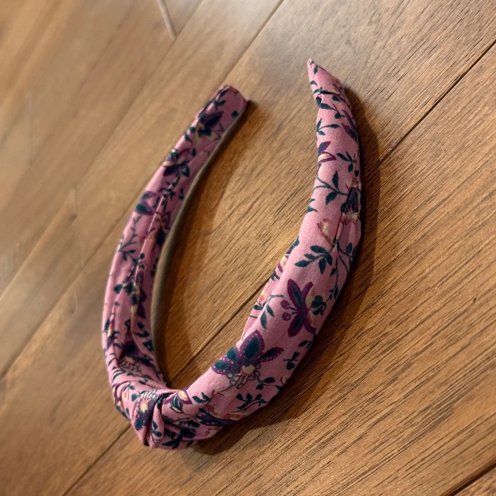 Crewcuts Girls Floral Multicolored Botanical Print Topknot Headband